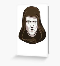 Walken on the Dark Side - Christopher Walken Greeting Card