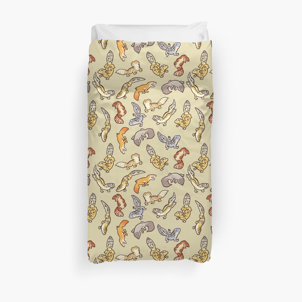 chub gecko babies Duvet Cover