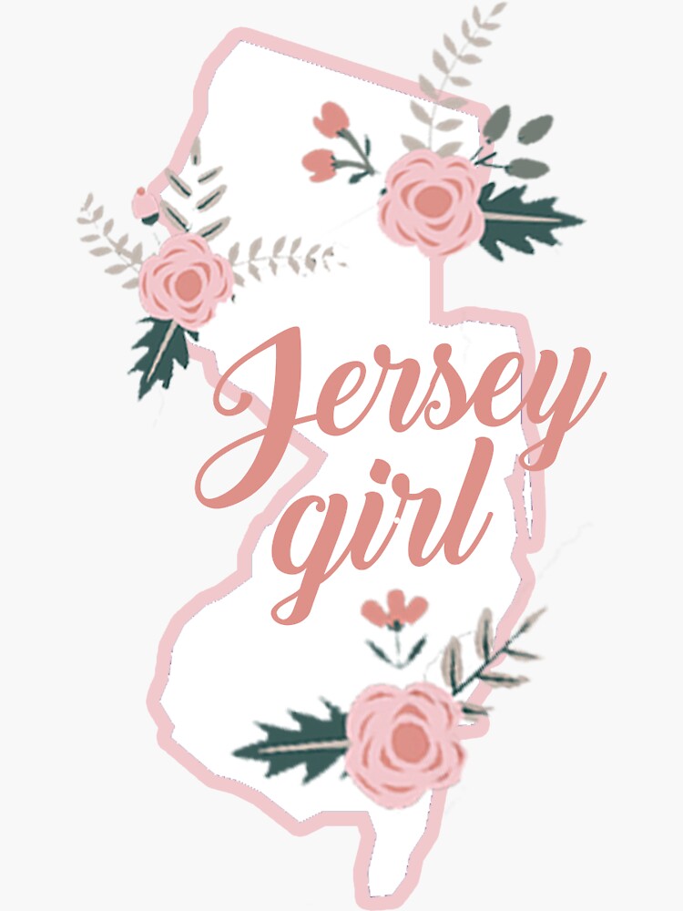 "Jersey Girl" Sticker by baileymincer Redbubble