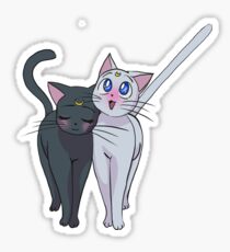 Luna and Artemis Sticker