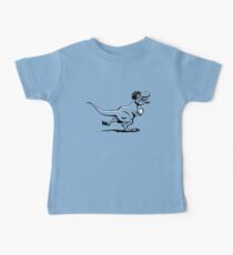 Cute Rugby Dinosaur Baby Tee