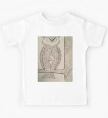 Abstract Owl Kids Tee