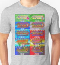 Mega Man Battle Network Title Screens Unisex T-Shirt
