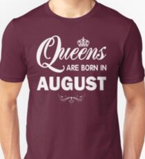 Camiseta unisex Camiseta Queens in Born August