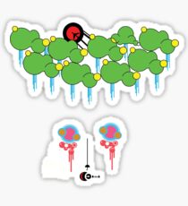 Vector rain Sticker