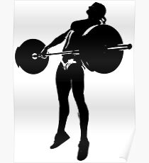 Crossfit - Mädchen schnappen Poster