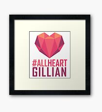 #AllHeartGillian - Pink Framed Print