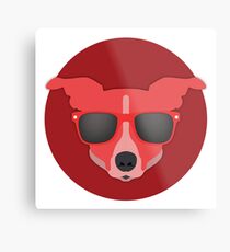 Geschenkidee fuer Hundehalter Metal Print