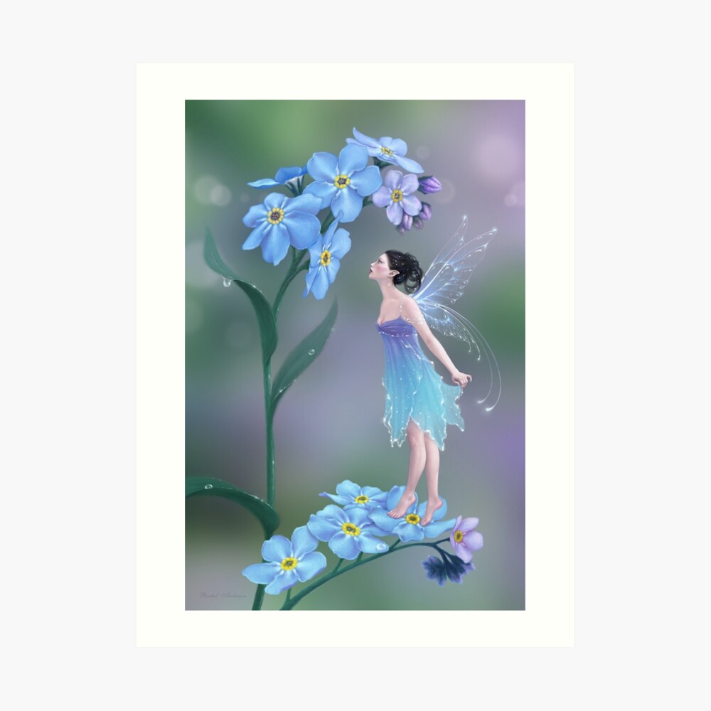 Flower Fairy" Art Print by silverstars Redbubble