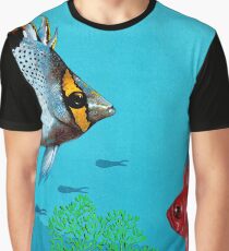 Butterfly & Bigeye fishes Graphic T-Shirt