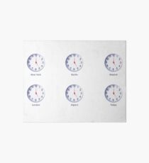 Geschenkidee fuer Uhrensammler Art Board