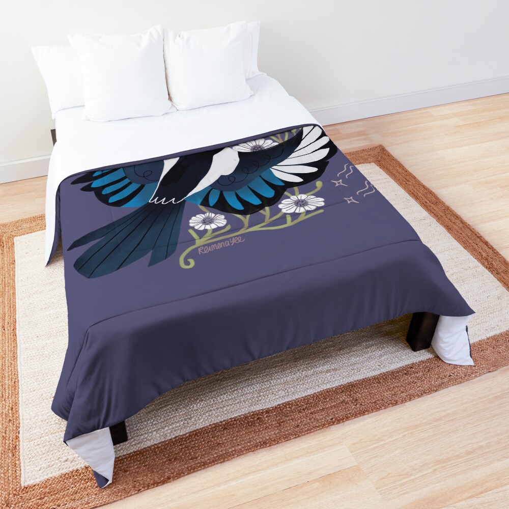 Familiar - European Magpie Comforter