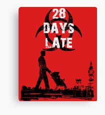 28 Days Late - Single Dad Canvas Print