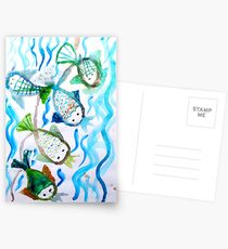 COLOR FISH Postcards