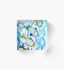 COLOR FISH Acrylic Block