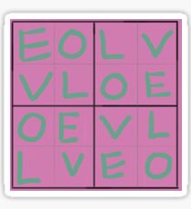 Sudoku Love Sticker