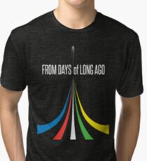 Five Lions - From Days of Long Ago (Voltron) Tri-blend T-Shirt