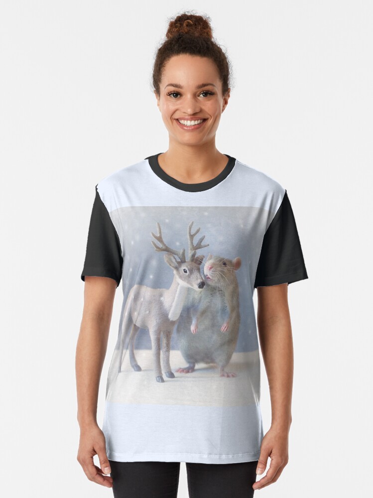 Alternate view of Winter time Graphic T-Shirt