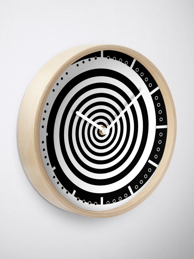 "Hypnosis Spiral, Hypnotherapy, Trance" Clock by harrizon Redbubble