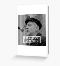 Jeremy Corbyn Hero Greeting Card