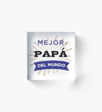 Greatest Papa Acrylic Block