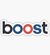 Boost - OG Black Sticker