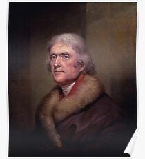 Präsident Thomas Jefferson Poster