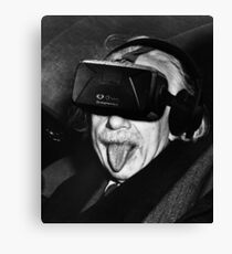 Albert Eintsein VR Canvas Print