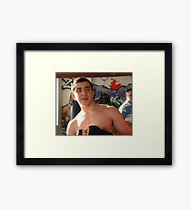 Cage Fighter Framed Print
