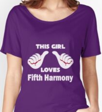 Camiseta ancha para mujer Esta chica ama la Quinta Armonía
