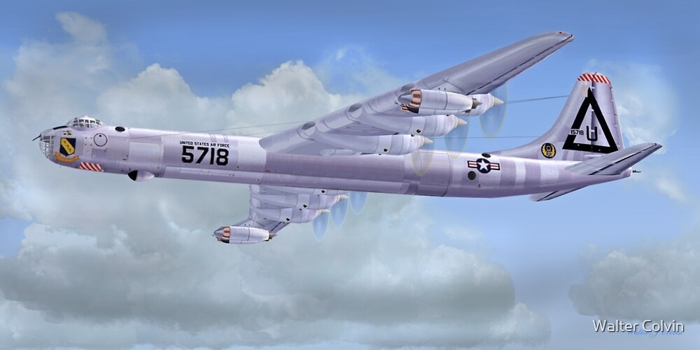 "USAF B-36 Peacemaker" By Walter Colvin | Redbubble