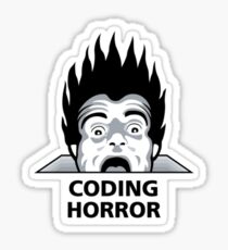 Coding H0rror Sticker