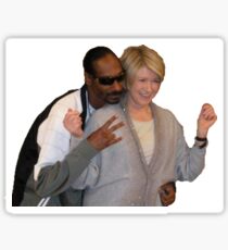 Martha and Snoop Sticker