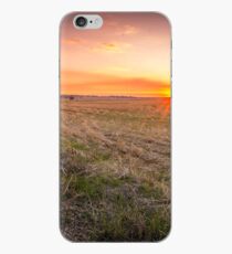 Farming sunset iPhone Case