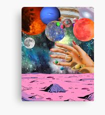 Psychedelic space. Canvas Print