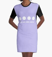 There are Four Lights Graphic T-Shirt Dress