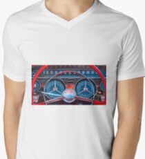 1959 Buick Lesabre Steering Wheel -305c V-Neck T-Shirt