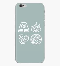 Bending All Four Elements - Blue iPhone-Hülle & Cover