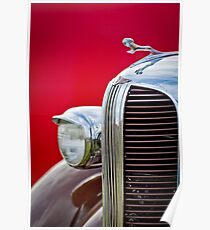 1938 Dodge Ram Grille - Haube Ornament-0294c Poster