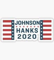 Johnson/Hanks 2020 Sticker