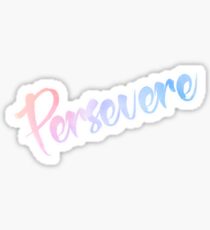Persevere Watercolor Sticker