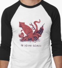 Squid Goals Men's Baseball ¾ T-Shirt