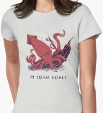 Squid Goals Women's Fitted T-Shirt
