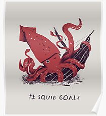 Squid Goals Poster