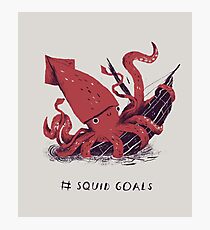 Squid Goals Photographic Print