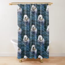 Otterly blissful Shower Curtain