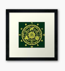The legend of Zelda - Hyrule History Framed Print