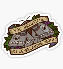 Rule-Breaking Moth - Leslie Knope Sticker