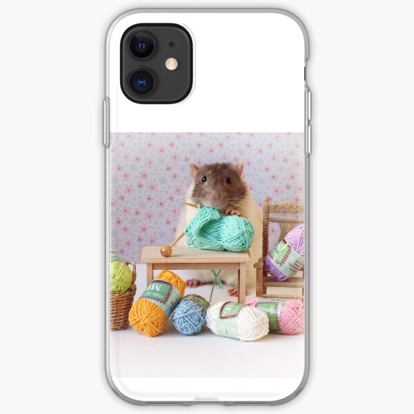 Snoozy wanted to knit ! iPhone Soft Case