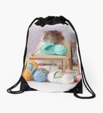 Snoozy wollte stricken! Rucksackbeutel
